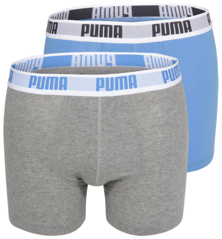 PUMA boxers Grijs/Blauw (2 pack)