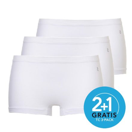 Ten Cate dames boxers 3-pack (wit)