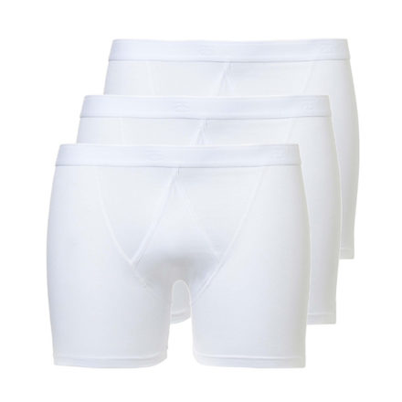 3402 Basic Boxershort Fly 3-pack wit