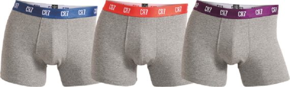 CR7 3-pack Trunk Grey 8100-49-638